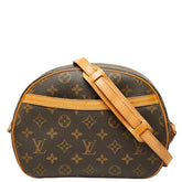 ルイ ヴィトン モノグラム ブロワ 斜め掛け ショルダーバッグ M51221 ブラウン PVC レザー レディース LOUIS VUITTON 【中古】